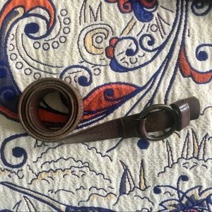 Vintage brown leather belt.